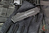 *PRE-OWNED* Microtech Scarab II- Tactical- Single Edge- Black Handle- Black Plain Edge Blade 1278-1 T