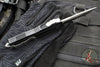 Microtech Scarab II- Tanto Edge- Black Finished Handle- Stonewash Plain Edge Blade 1279-10