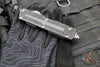 Microtech Scarab II- Tanto Edge- Black Finished Handle- Stonewash Plain Edge Blade 1279-10