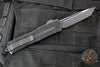 Microtech Scarab II- Tanto Edge- Tactical- Black Finished Handle- Black Plain Edge Blade 1279-1 T