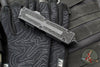Microtech Scarab II- Tanto Edge- Tactical- Black Finished Handle- Black Full Serrated Edge Blade 1279-3 T