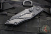 Vintage 2011 Microtech Select Fire- Manual- Tactical- Black Handle- Black Part Serrated Blade 129-2 T
