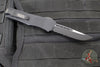 Microtech Troodon OTF Knife- Tactical- Single Edge- Black Handle- Black Part Serrated Blade 139-2 T 2019