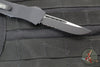 Microtech Troodon OTF Knife- Tactical- Single Edge- Black Handle- Black Part Serrated Blade 139-2 T 2019
