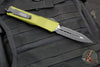 Microtech Combat Troodon OTF Knife- Double Edge- OD Green Handle- Black Blade 142-1 OD