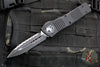 Microtech 2019 Combat Troodon OTF Knife- Tactical- Double Edge- Black Handle- Full Serrated Black Blade 142-3 T