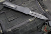 Microtech 2019 Combat Troodon OTF Knife- Tactical- Double Edge- Black Handle- Full Serrated Black Blade 142-3 T