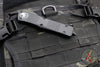 Microtech 2019 Combat Troodon OTF Knife- Tactical- Double Edge- Black Handle- Full Serrated Black Blade 142-3 T