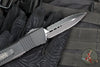 Microtech 2019 Combat Troodon OTF Knife- Tactical- Double Edge- Black Handle- Full Serrated Black Blade 142-3 T