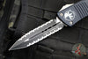 Microtech Combat Troodon Black Double Edge DOUBLE Full Serrated Black Blade 142-D3