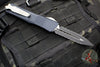 Microtech Combat Troodon Black Double Edge DOUBLE Full Serrated Black Blade 142-D3
