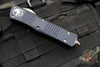 Microtech Combat Troodon Black Double Edge DOUBLE Full Serrated Black Blade 142-D3