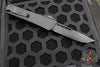 Microtech Combat Troodon OTF Knife- Single Edge- Shadow Edition- Black Handle- Black DLC Blade- Carbon Fiber Button 143-1 DLCTSH
