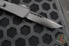 Microtech Combat Troodon OTF Knife- Single Edge- Shadow Edition- Black Handle- Black DLC Blade- Carbon Fiber Button 143-1 DLCTSH