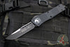 Microtech 2019 Combat Troodon- Single Edge- Tactical- Black Handle- Black Plain Edge Blade 143-1 T 2019 v2