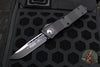 Microtech Combat Troodon- Single Edge- Tactical- Black Handle- Black Plain Edge Blade 143-1 T