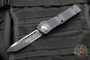 Microtech 2019 Combat Troodon OTF Knife- Tanto Edge- Black Handle- Black Part Serrated Blade 144-2 T