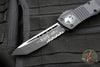 Microtech 2019 Combat Troodon OTF Knife- Tanto Edge- Black Handle- Black Part Serrated Blade 144-2 T