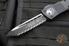 Microtech 2019 Combat Troodon OTF Knife- Tanto Edge- Black Handle- Black Full Serrated Blade 144-3 T