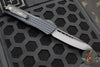 Microtech Combat Troodon OTF Knife- Delta- Frag- Tanto Edge- Black Handle- Black DLC Blade And HW 144D-1 DLC-1FR-DLC SN015