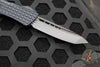 Microtech Combat Troodon OTF Knife- Delta- Frag- Tanto Edge- Black Handle- Black DLC Blade And HW 144D-1 DLC-1FR-DLC SN015