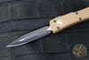 Microtech UTX-70 (OTF) Knife- Tan Handle- Black Blade 147-1 TA