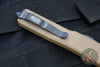Microtech UTX-70 (OTF) Knife- Tan Handle- Black Blade 147-1 TA
