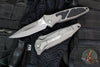 Microtech Socom Elite- Signature Series- Manual Folder- Spear Point Edge- Natural Clear Finished Handle- Apocalyptic Blade 160-10 APNCSS