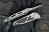 Microtech Socom Elite- Signature Series- Manual Folder- Spear Point Edge- Natural Clear Finished Handle- Apocalyptic Blade 160-10 APNCSS