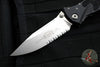 Microtech Socom Elite Single Edge Manual Folder Stonewash Part Serrated Blade 160-11