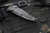 Microtech Socom Elite- Manual Folder- Spike Grind- Shadow Edition- Black Handle- DLC Blade 160-1 DLCTSSH