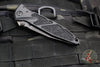 Microtech Socom Elite- Manual Folder- Spike Grind- Shadow Edition- Black Handle- DLC Blade 160-1 DLCTSSH