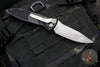 Microtech Socom Elite- Auto (OTS)- Single Edge- Black Handle- Apocalyptic Blade 160A-10 AP
