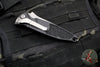 Microtech Socom Elite- Auto (OTS)- Single Edge- Black Handle- Apocalyptic Blade 160A-10 AP