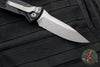 Microtech Socom Elite Auto (OTS)- Single Edge- Black Handle- Apocalyptic Part Serrated Blade 160A-11 AP