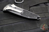 Microtech Socom Elite Auto (OTS)- Single Edge- Black Handle- Apocalyptic Part Serrated Blade 160A-11 AP