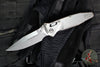 Microtech Socom Elite- Ram-Lok Manual Folder- Single Edge- Marfione Select- Stonewash Finished Smooth Titanium Handle- Stonewash Blade 160RL-10 SMS1
