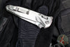 Microtech Socom Elite- Ram-Lok Manual Folder- Single Edge- Marfione Select- Stonewash Finished Smooth Titanium Handle- Stonewash Blade 160RL-10 SMS1