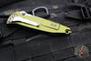 Microtech Socom Elite- Manual Folder- Tanto Edge- OD Green Handle- Apocalyptic Blade 161-10 APOD