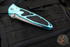 Microtech Socom Elite- Manual Folder- Tanto Edge- Turquoise Handle- Apocalyptic Blade 161-10 APTQ