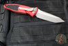 Microtech Socom Elite OTS Auto- Tanto Edge- Red Handle- Apocalyptic Blade 161A-10 APRD