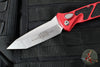Microtech Socom Elite- OTS Auto- Tanto Edge Auto- Stonewash Blade 161A-10 RD