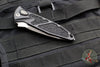 Microtech Socom Elite OTS Knife- Tanto Edge- Black Handle- Apocalyptic Part Serrated Blade 161A-11 AP