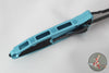 Microtech Socom Elite- Auto (OTS)- Tanto Edge- Turquoise Handle- Black Blade 161A-1 TQ