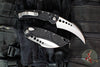 Microtech Hawk Karambit- Out The Side (OTS) Auto- Black Handle- Stonewash Blade 166-10