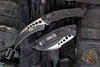 Microtech Hawk Karambit- Out The Side (OTS) Auto- Tactical- Black Handle- Black Blade 166-1 T