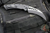 Microtech Hawk Out The Side (OTS) Auto- Karambit- Tactical-  Black Handle- Black Blade 166-1 T 2019 SN060