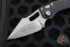 Microtech Stitch- OTS Auto Knife- Black Handle- Apocalyptic Plain Edge Blade 169-10 AP