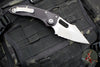 Microtech Stitch- OTS Auto Knife- Black Handle- Apocalyptic Part Serrated Blade 169-11 AP