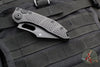 Microtech Stitch OTS Auto Knife- Black Handle- Distressed Apocalyptic Black Blade And Hardware 169-1 AP